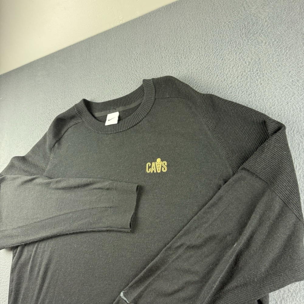 Nike Tiger Woods Sweater Men's 2XL Black Cleveland Cavaliers Wool TW CU9782-010
